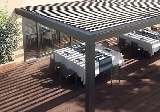 Commercial Awning: Electric Awning